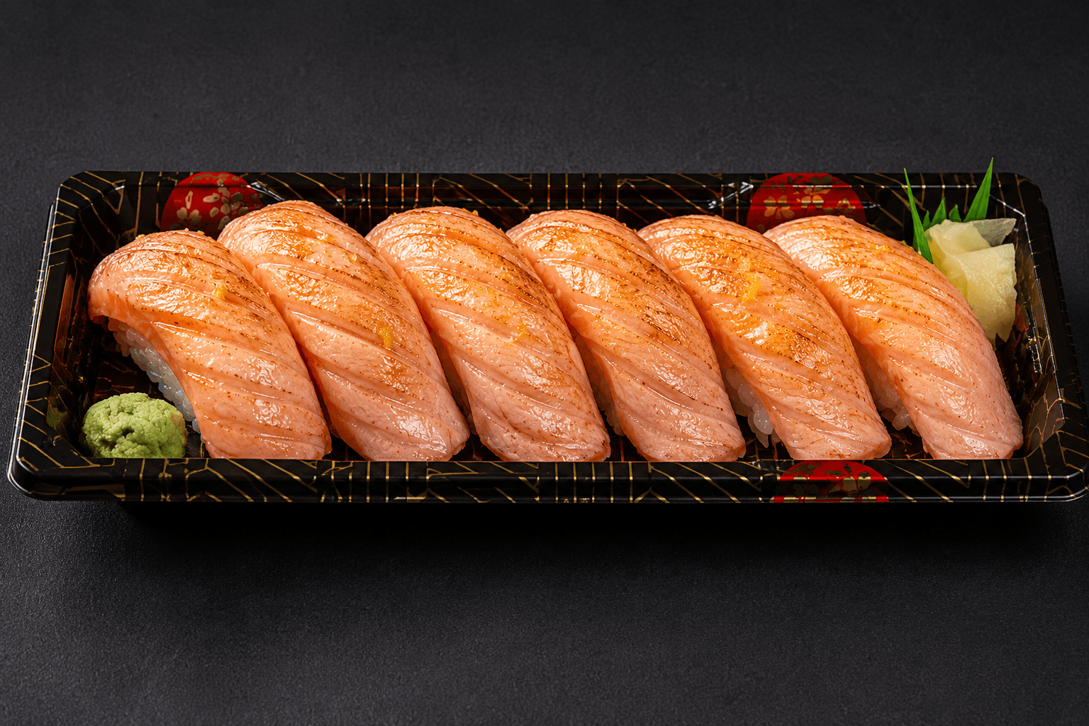 Niguiri de Salmão Maçaricado